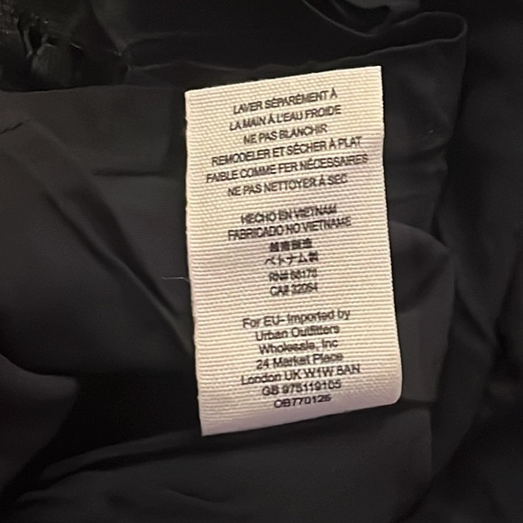 🍓 NWT Free People Sz M Black lace dress - Picture 9 of 11